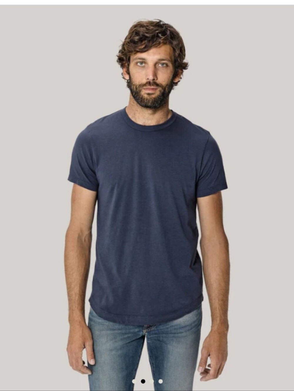 Buck Mason Slub Curve Hem Tee * Short Length